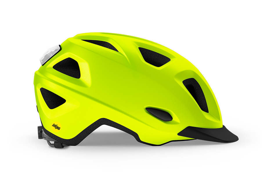 MET HELM URBAN MOBILITE MIPS (SAFETY) FLUOR GEEL