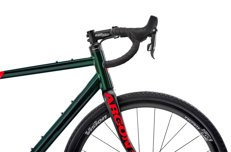 ARGON 18 (2023) GREY MATTER - TUNDRA GREEN, GLOSS (356A) - SRAM RIVAL HYDRO 22