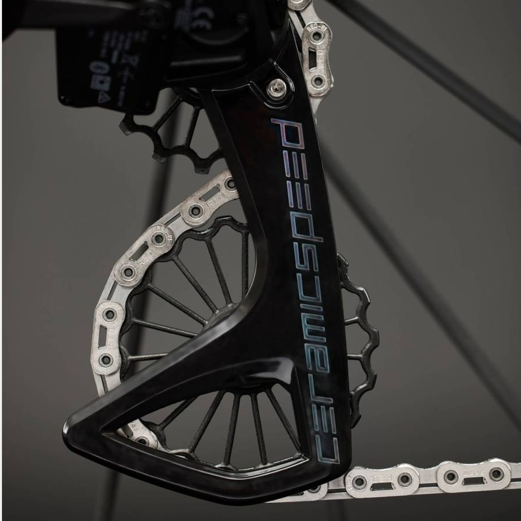 CERAMICSPEED OSPW RS SRAM Red/Force AXS 3D Printed Titanium DLC (20 year limited edition)