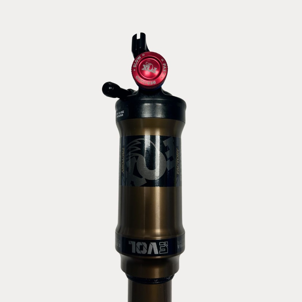 FOX REAR SHOCK - 2025_24, FLOAT SL, F-S, K, Remote Up, Evol SV, PTL, Factor, Lando, 190, 45, CL, RM, CMF, Neutral Logo