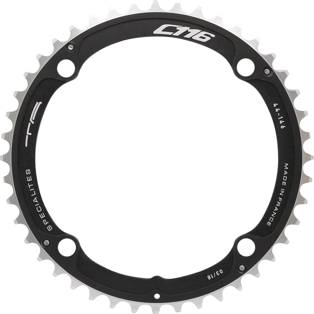 SPECIALITES TA CHAINRING C116 (9S) PITCH 146 OUTER BLACK (SHIMANO XTR MODEL 960)