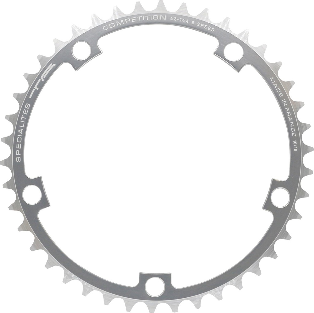 SPECIALITES TA CHAINRING COMPETITION (8S) PITCH 144 INNER SILVER (CAMPA OLD)