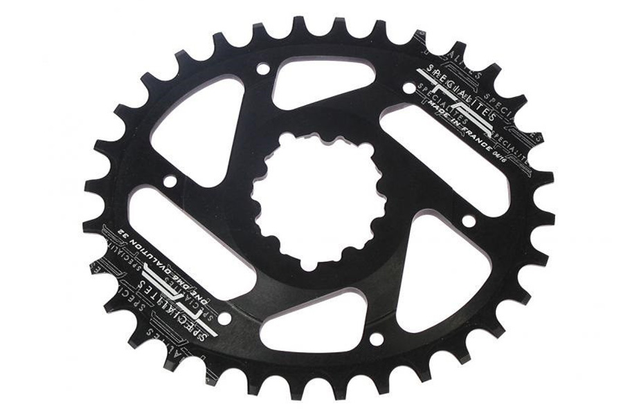 SPECIALITES TA CHAINRING ONE DM6 OVALUTION (SRAM 11/12S/OFFSET 6MM) DIRECT MOUNT BLACK