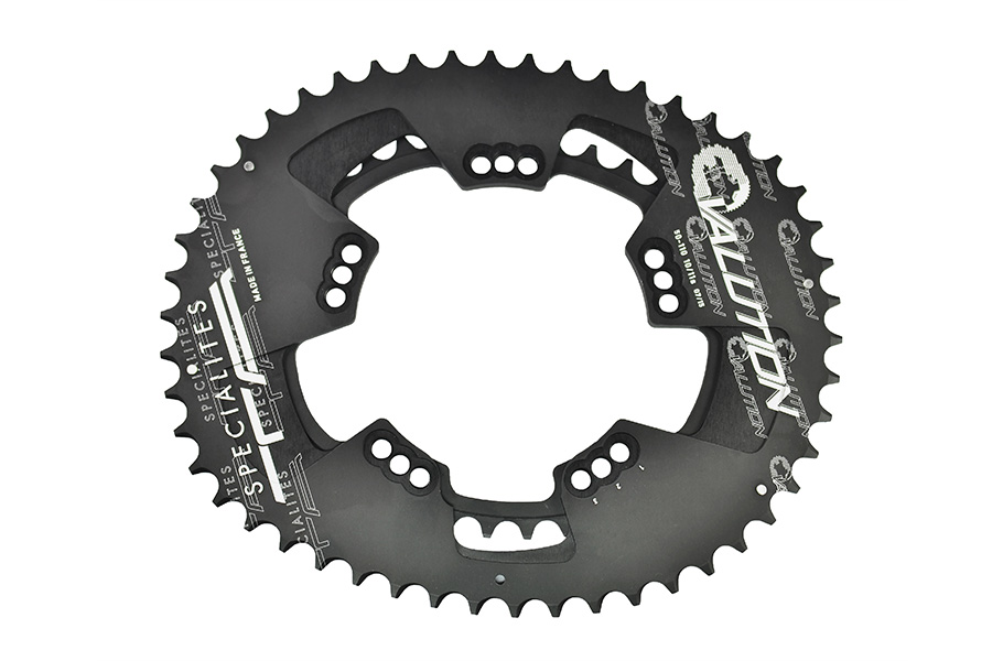 SPECIALITES TA CHAINRING OVALUTION (10S/11S) PITCH 110 OUTDOOR MATT BLACK