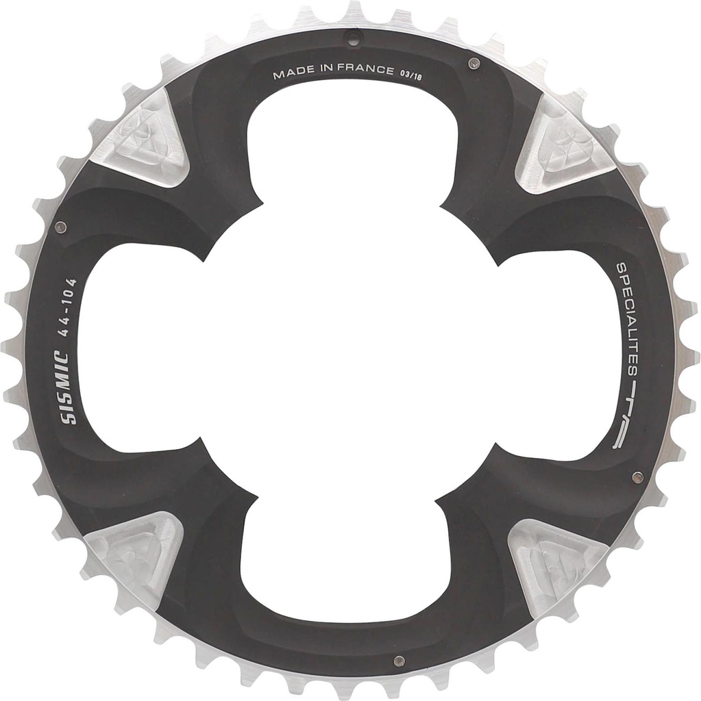 SPECIALITES TA CHAINRING SISMIC (9S) PITCH 104 OUTER BLACK (SHIMANO XTR 980)