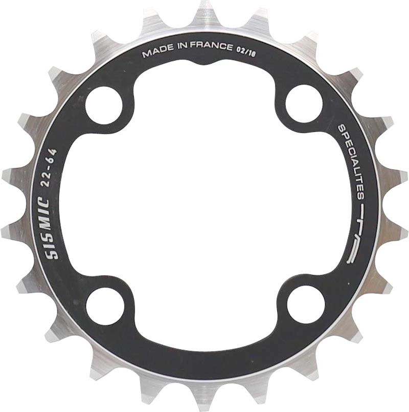 SPECIALITES TA CHAINRING SISMIC (9S) PITCH 64 INNER BLACK (SHIMANO XTR 980)