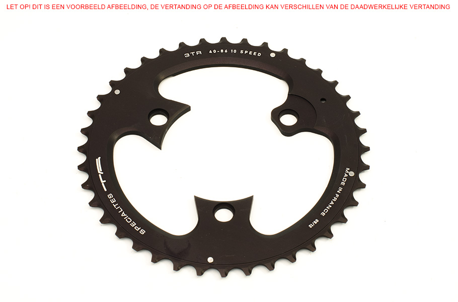 SPECIALITES TA CHAINRING 3TR (10S) PITCH 86 OUTER BLACK (FSA ATB 3-ARM)