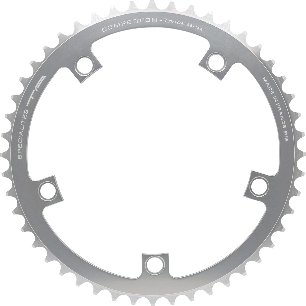 SPECIALITES TA CHAINRING COMPETITION TRACK - PISTE PITCH 144 SILVER