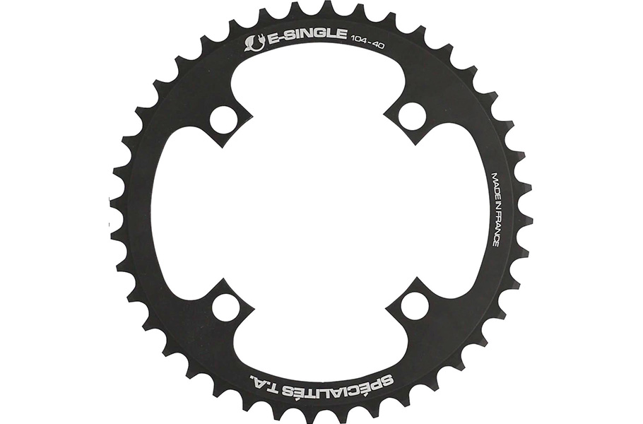 SPECIALITES TA CHAINRING E-BIKE E-SINGLE STITCH 104 BLACK