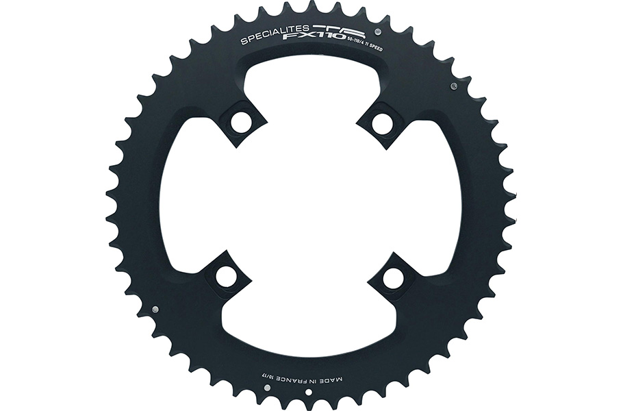 SPECIALITES TA CHAINRING FX110 (10S/11S) PITCH 110 OUTER BLACK (FSA SLK/GOSS ABS 4-BOLT CONNECTION)