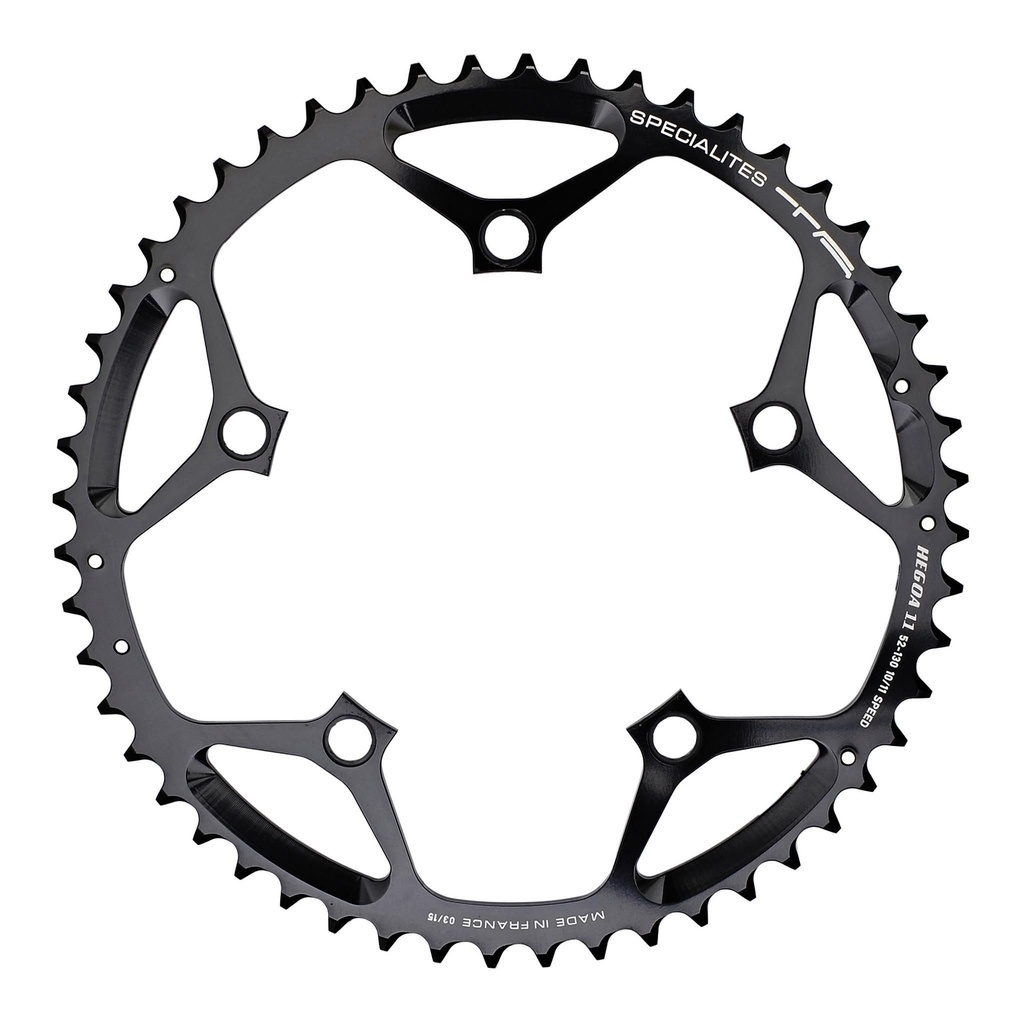 SPECIALITES TA CHAINRING HEGOA (10S/11S) PITCH 130 OUTSIDE BLACK (SHIMANO RACE)