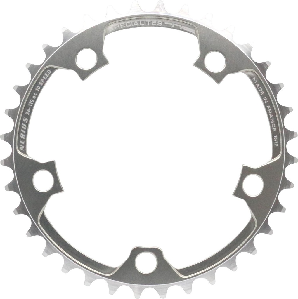 SPECIALITES TA CHAINRING NERIUS (9S/10S) PITCH 110 INNER SILVER (CAMPA COMPACT)