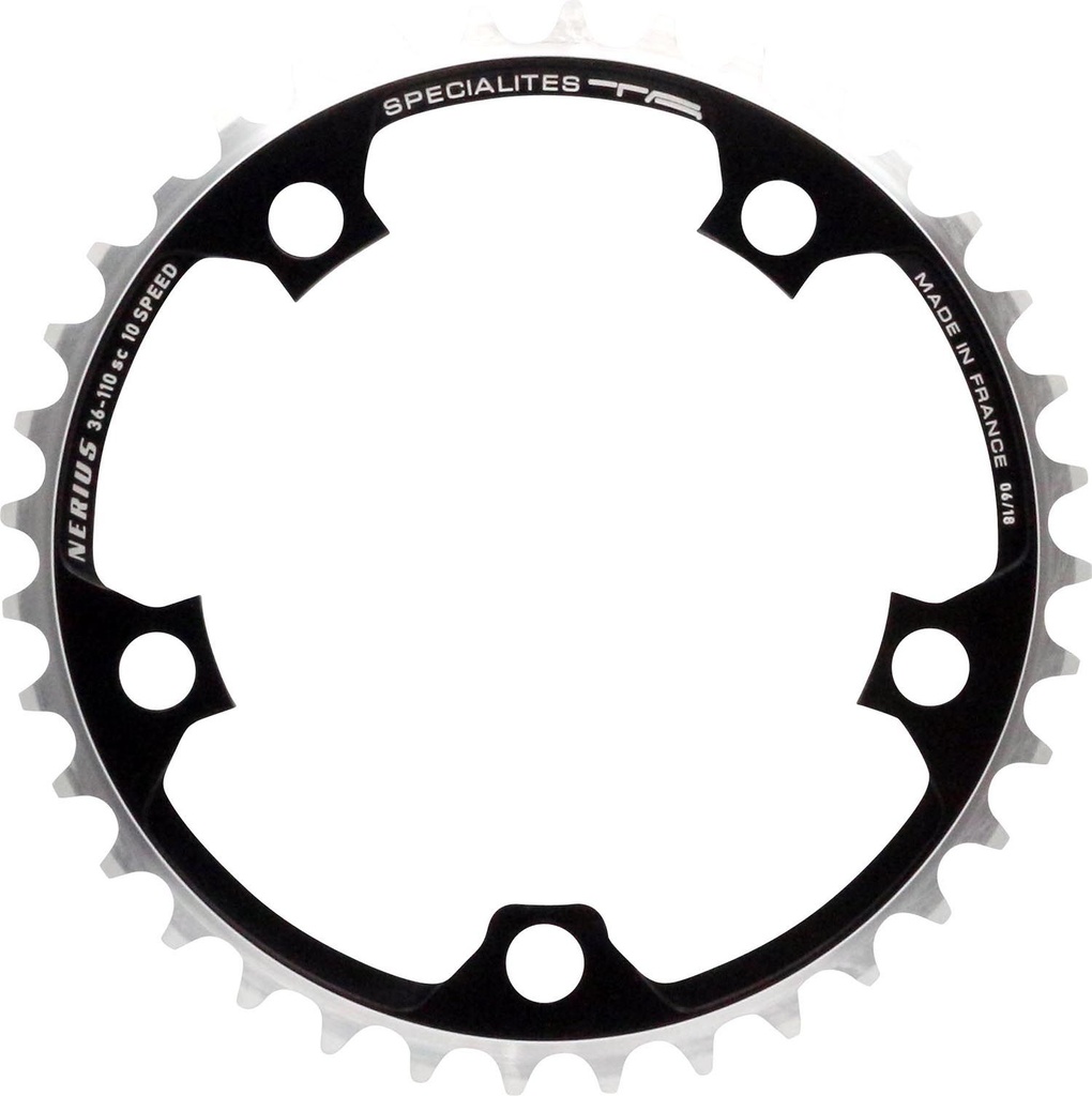 SPECIALITES TA CHAINRING NERIUS (9S/10S) PITCH 110 INNER BLACK (CAMPA COMPACT)