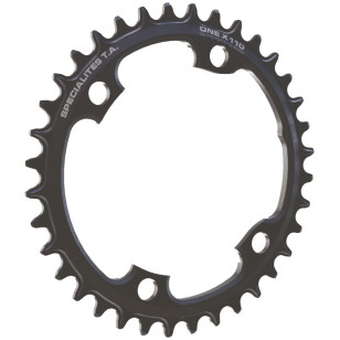 SPECIALITES TA CHAINRING ONE X110 (10S/11S) PITCH 110 MATT BLACK  (ULT R8000/8050/8070 & ULT 6800/6850/6870 & DA R9100/9170 & DA 9000/9070 & 105 R7000/7020 & 105 5800)