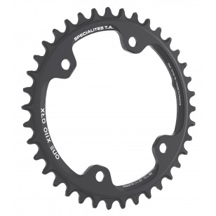 SPECIALITES TA KETTINGBLAD ONE X110 GRX (10S/11S/12S) STEEK 110 MAT ZWART (4-ARM SHIMANO RX600 RX810)