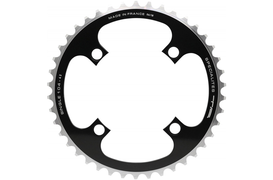 SPECIALITES TA CHAINRING SINGLE STITCH 104 BLACK (TANDEM/ROHLOFF)