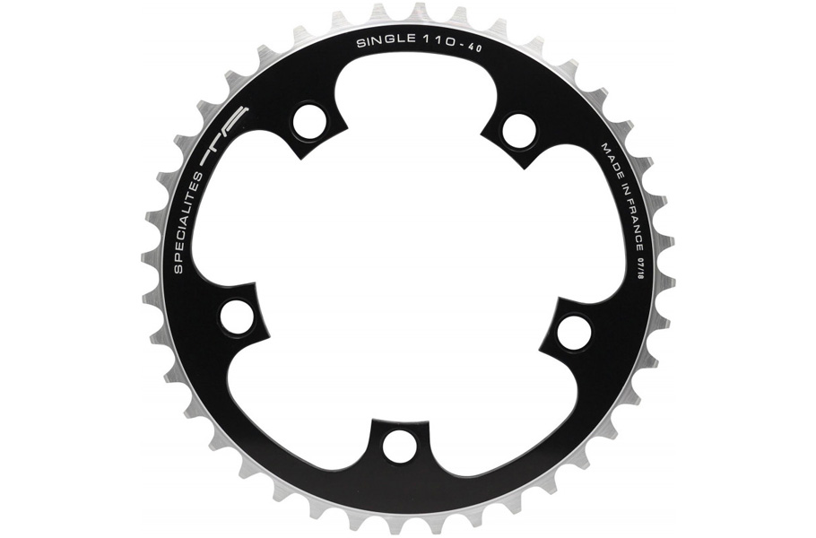 SPECIALITES TA CHAINRING SINGLE STITCH 110 BLACK (TANDEM/ROHLOFF)