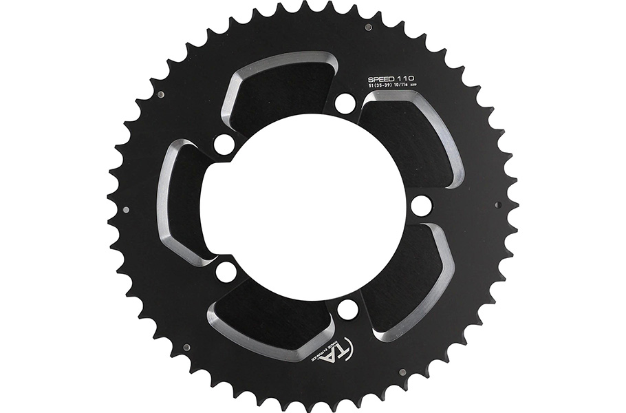 SPECIALITES TA CHAINRING SPEED 2-110 (10S/11S) PITCH 110 OUTSIDE BLACK MATT