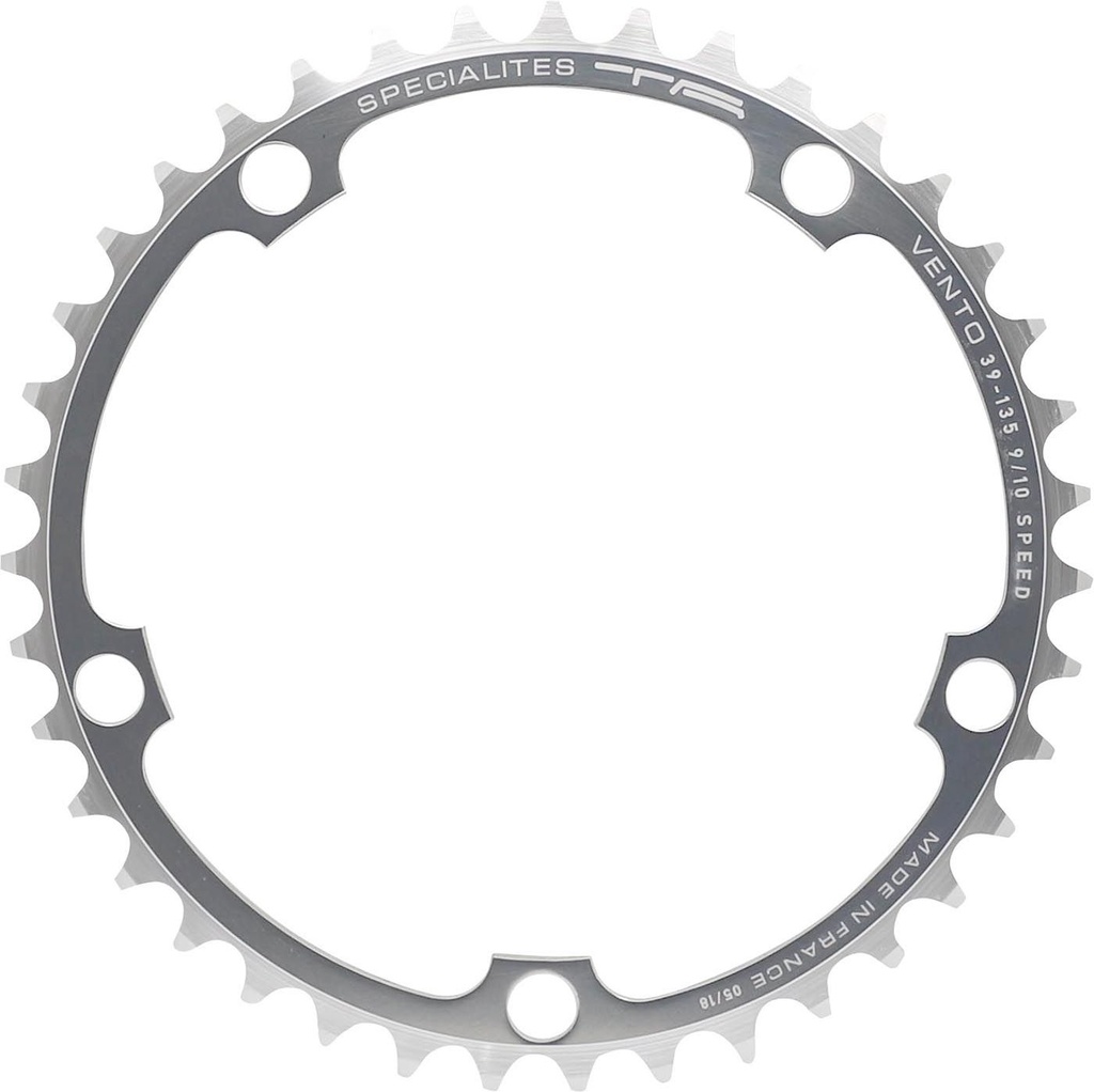 SPECIALITES TA CHAINRING VENTO (9S/10S) PITCH 135 INNER SILVER (CAMPA)