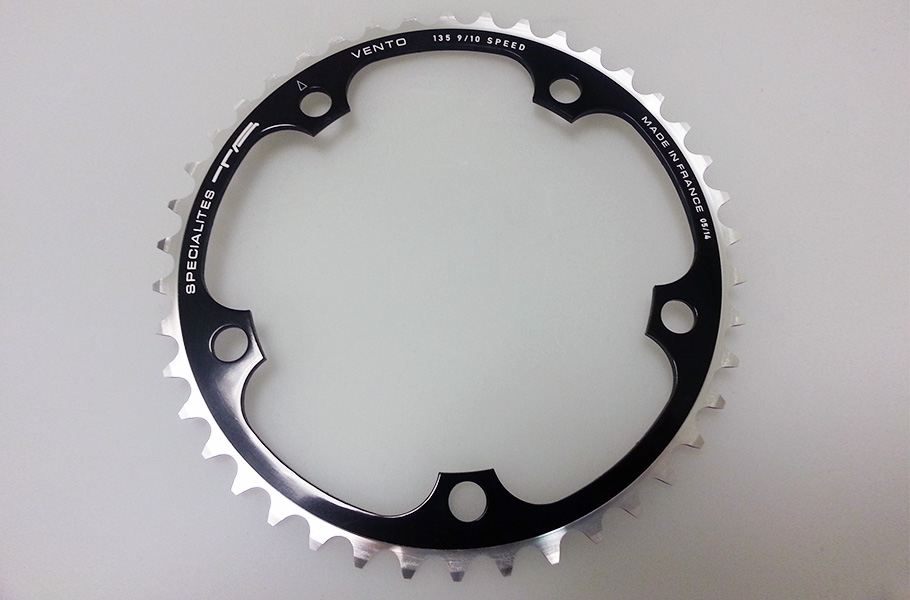 SPECIALITES TA CHAINRING VENTO (9S/10S) PITCH 135 INNER BLACK (CAMPA)