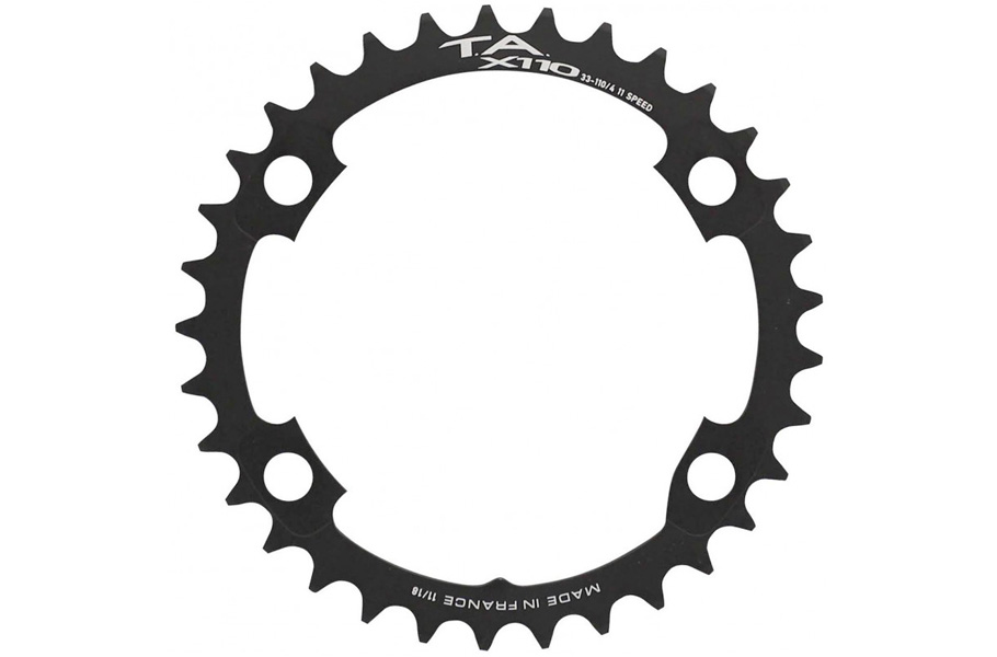 SPECIALITES TA CHAINRING X110 (11S) PITCH 110 INNER DARK GREY (ULT R8000/8050/8070 & ULT 6800/6850/6870 & DA R9100/9170 & DA 9000/9070 & 105 R7000/7020 & 105 5800)