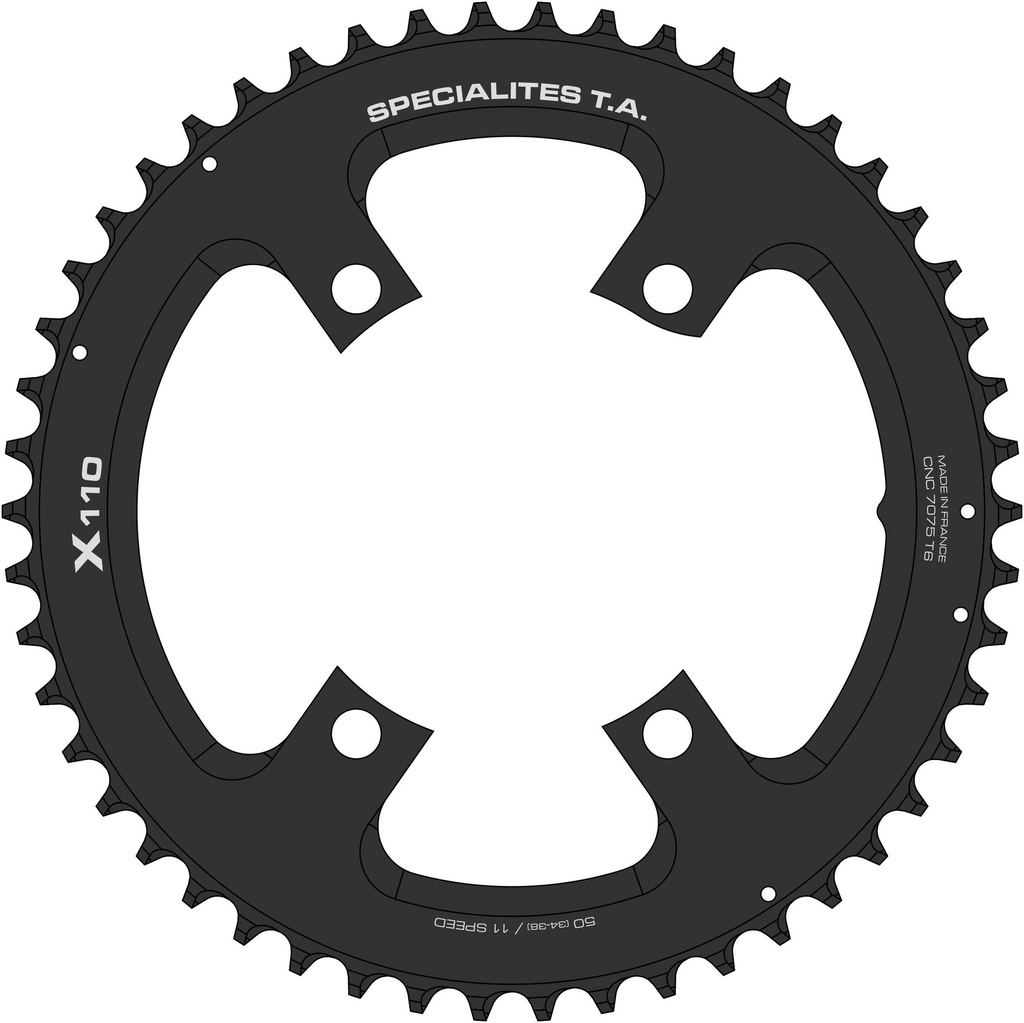 SPECIALITES TA PLATEAU X110 (11S) (ULT R8000/8050/8070 & ULT 6800/6850/6870 & DA R9100/9170 & DA 9000/9070 & 105 R7000/7020 & 105 5800)