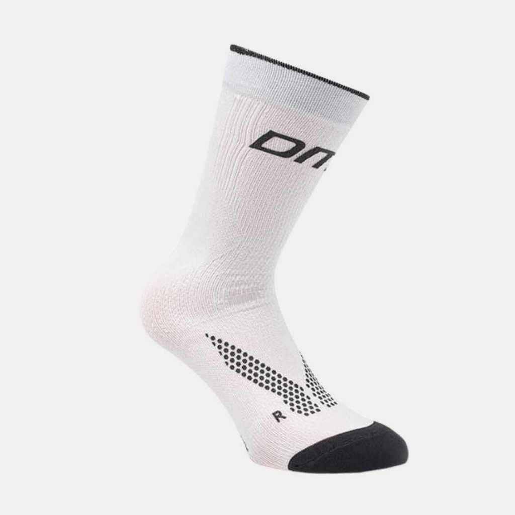 DMT CHAUSSETTES S-PRINT BIOMÉCANIQUE BLANC/NOIR