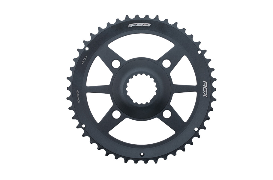 FSA CHAINRING (AGX+ GOSSAMER PRO 2X) DIRECT MOUNT PITCH 120 46T (WA740) N11 (4-BOLT CONNECTION) BLACK