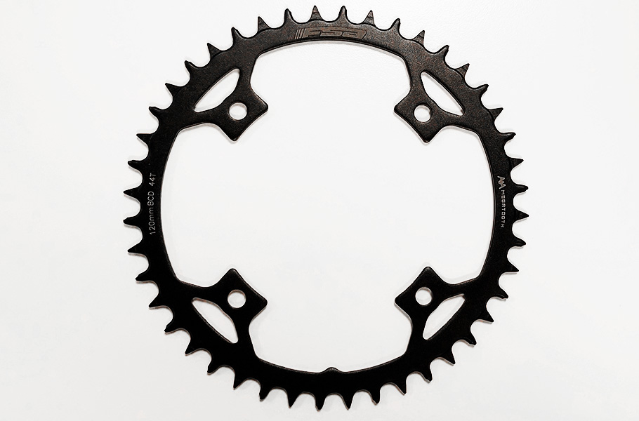 FSA CHAINRING (AGX+ GOSSAMER PRO/OMEGA) 1X STITCH 120 44T (WB475) (4-BOLT CONNECTION) BLACK