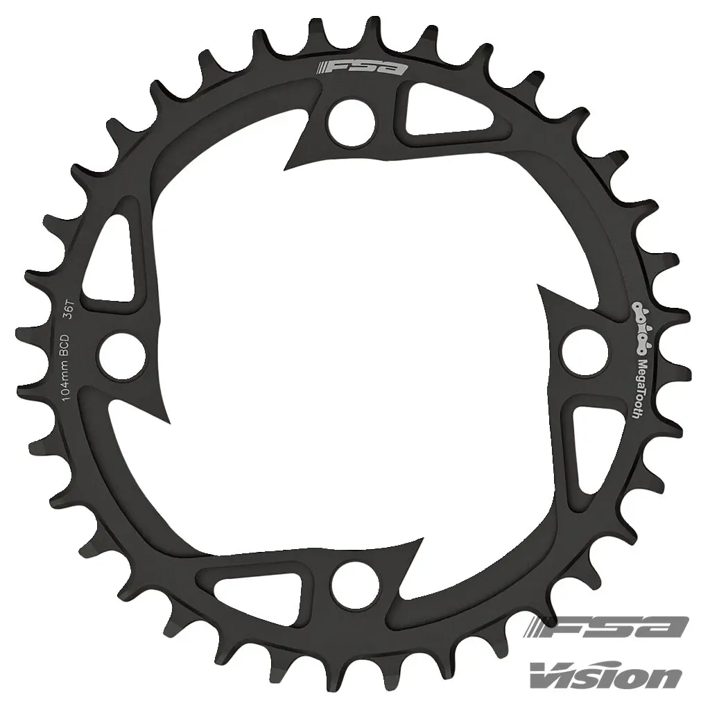 FSA CHAINRING (E-BIKE ALLOY MEGATOOTH) 1X STITCH 104 48T (WB451A) V-SHAPE