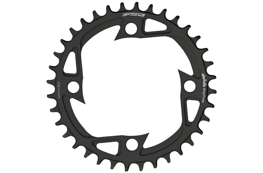 FSA CHAINRING (E-BIKE STEEL MEGATOOTH) 1X STITCH 104 34T (WB487) BLACK