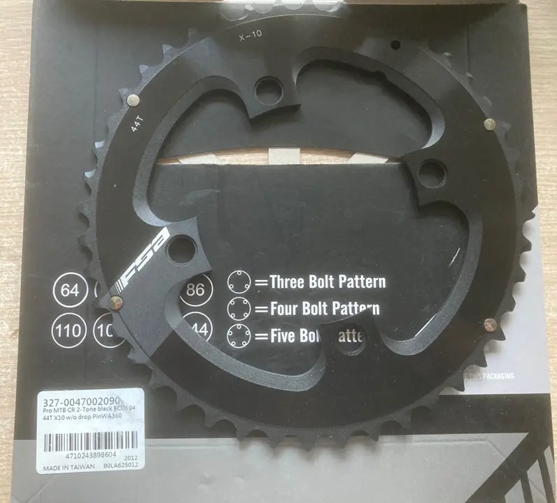 FSA CHAINRING (MTB PRO) 104 44T (WA360) X10 BLACK