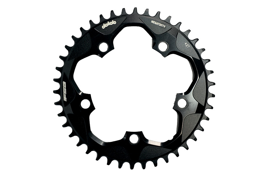 FSA CHAINRING (SUPER ROAD 1X) PITCH 110 42T (WA669) (5-BOLT CONNECTION) BLACK