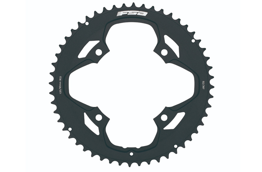 FSA CHAINRING PRO STITCH 120 52T (WA065) N11 (4-BOLT CONNECTION) V17 BLACK