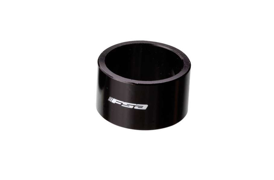 FSA SPACER ALU 1"1/8  20MM ZWART