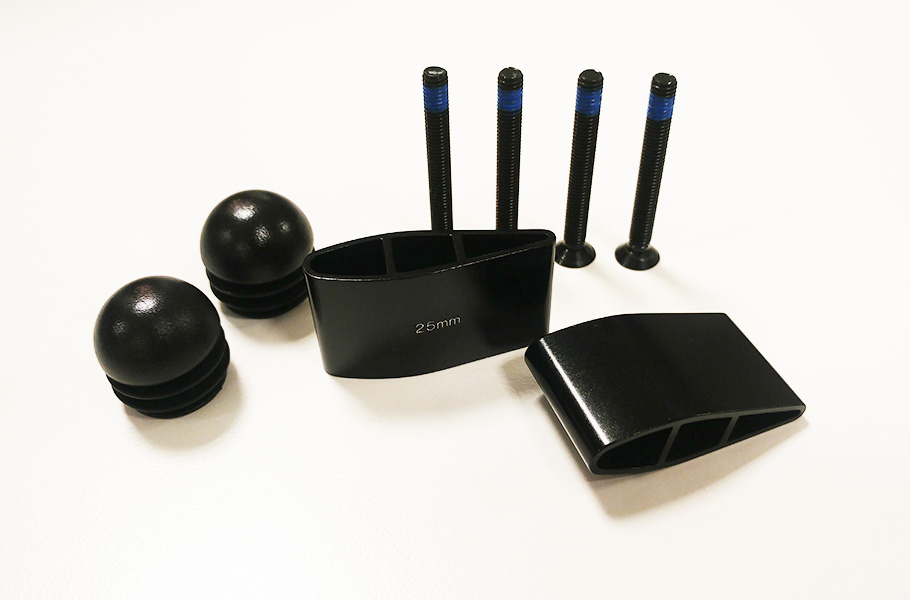 VISION PIÈCES DE RECHANGE KIT D'ESPACEMENT D'ACCOUDOIRS 12,5MM V0009