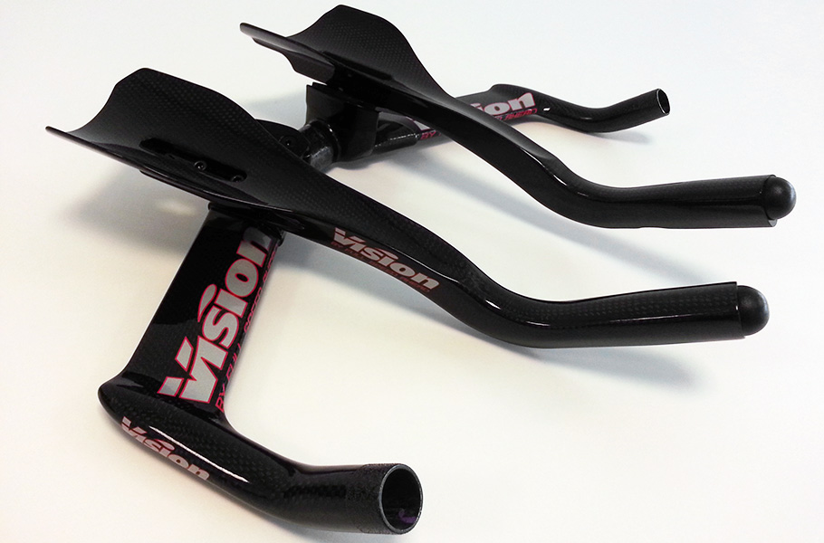 VISION HANDLEBARS AEROBAR TRIMAX CARBON ULTIMATE SI {RK-I003} CARBON/RED