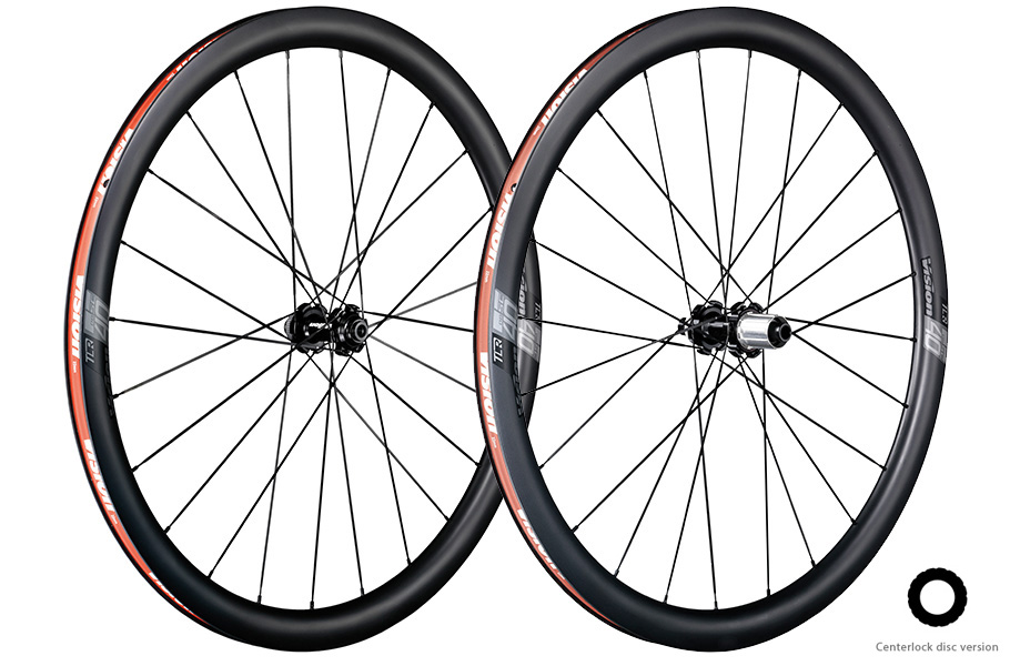 PAIRE DE ROUES VISION CARBON SC 40 DISC CL SHIMANO 11 (PNEU TUBELESS READY) A0