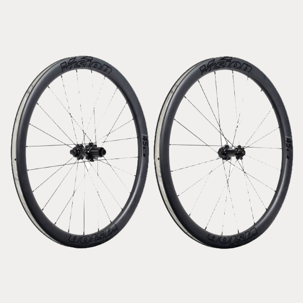 VISION PAIRE DE ROUES CARBON SC 45 DISC CL SHIMANO 11 (PNEU TUBELESS READY) B4