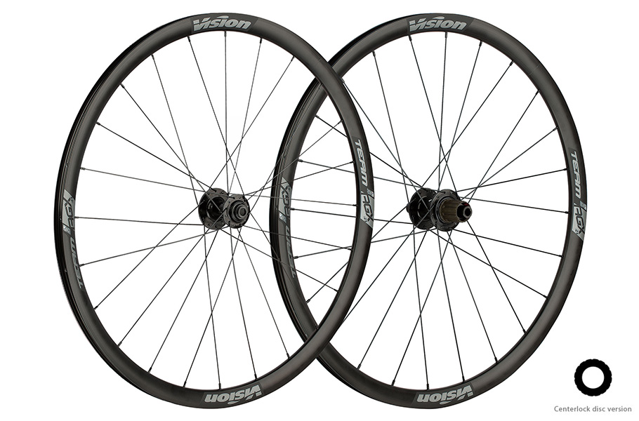 PAIRE DE ROUES VISION TEAM 30 AGX i23 DISC CL SHIMANO 11 (PNEU TUBELESS READY) B1