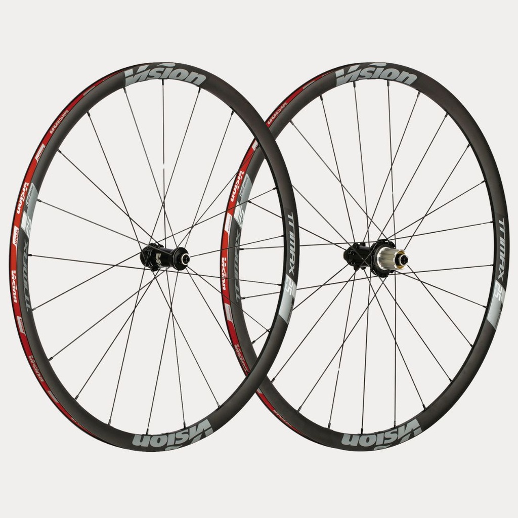 PAIRE DE ROUES VISION TRIMAX 25 DISC CL SHIMANO 11 (TUBELESS READY CLINCHER) B1