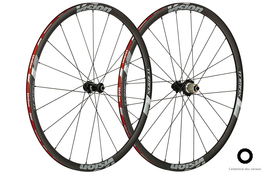 PAIRE DE ROUES VISION TRIMAX 25 DISC CL SHIMANO 11 (TUBELESS READY CLINCHER) B1