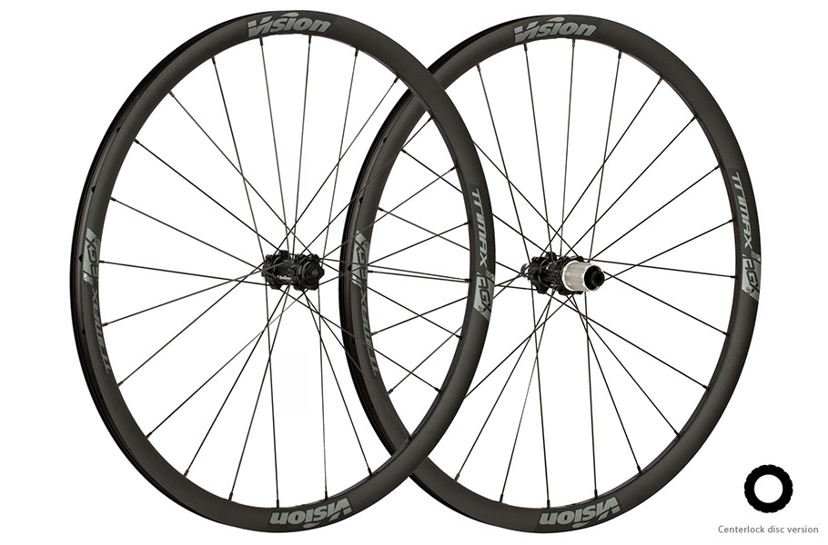 PAIRE DE ROUES VISION TRIMAX 30 AGX i23 DISC CL SRAM XDR (TUBELESS READY CLINCHER) B1