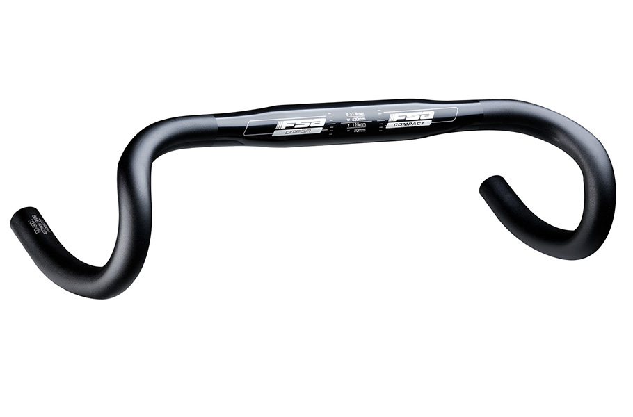 FSA HANDLEBAR OMEGA COMPACT 31.8 BLACK