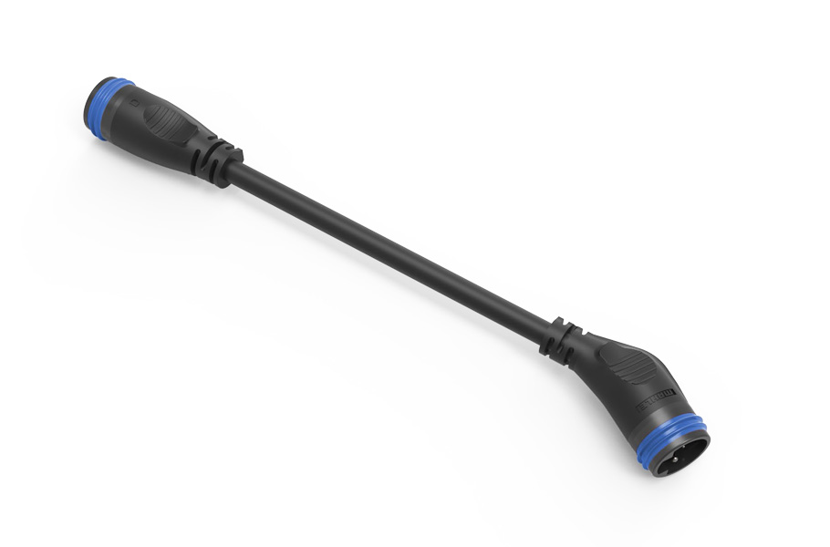 MAHLE X20/X30 SYSTEM - CONNECTOR AD RA2 30° CABLE FOR EXTERNAL BATTERY RANGE EXTENDER E185 (100MM)