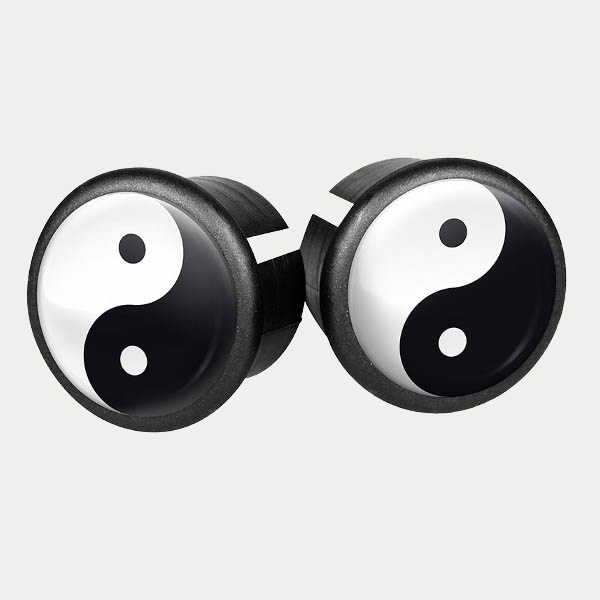 VELOX CAPUCHONS DE GUIDON (3D DOMING) YING & YANG