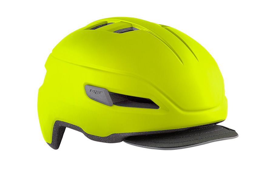 MET CASQUE URBAN CORSO (SÉCURITÉ) JAUNE FLUOR