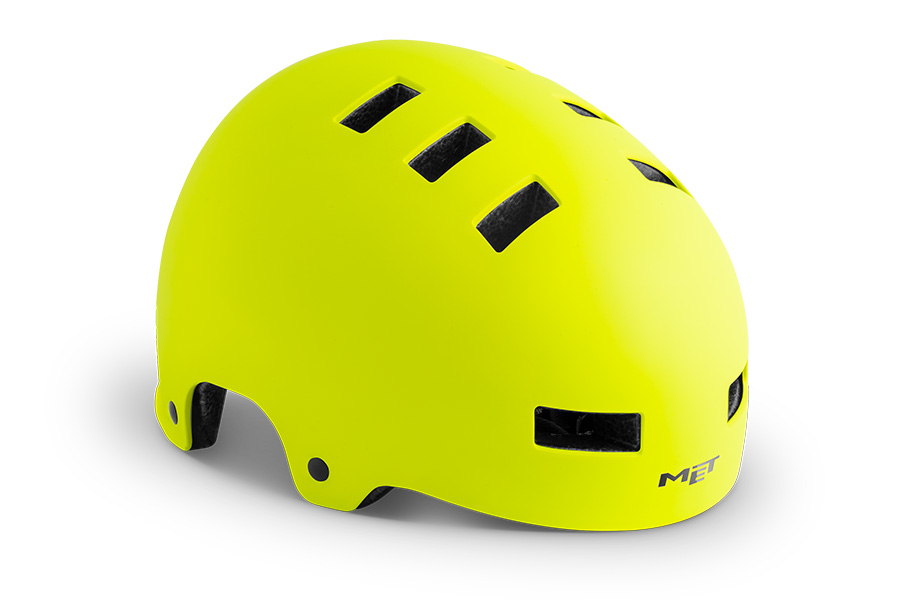 MET CASQUE ZONE URBAINE (SÉCURITÉ) JAUNE FLUOR