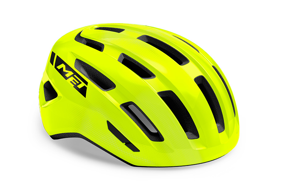 MET CASQUE ACTIVE MILES (SÉCURITÉ) JAUNE FLUOR