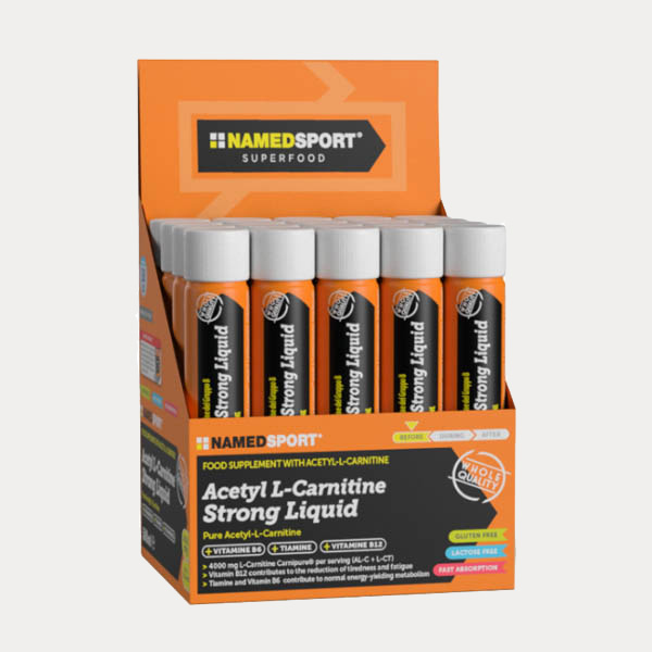 NAMEDSPORT ACETYL L-CARNITINE STRONG LIQUID 25ML (20 STUKS)